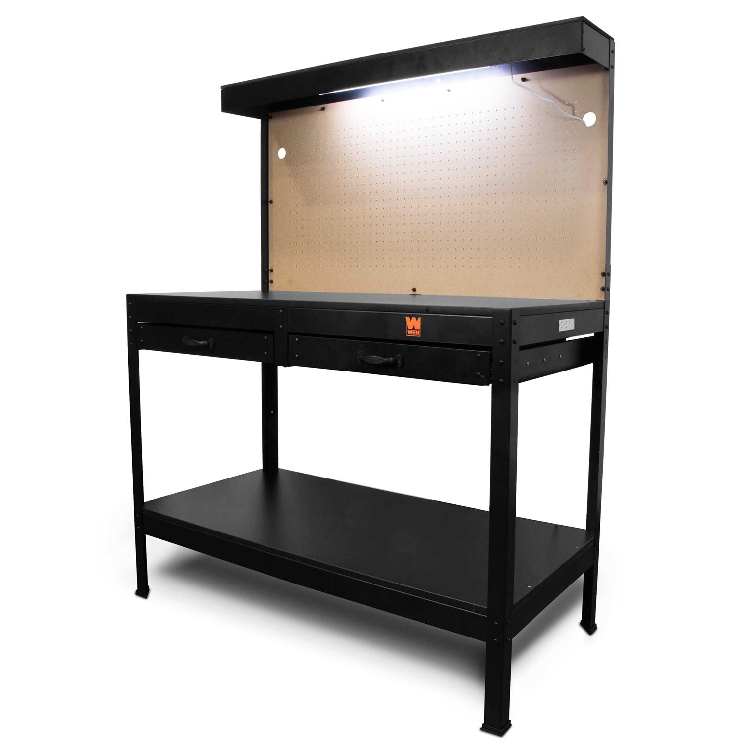 WEN 48-Inch Workbench with Power Outlets and Light - Cheap Fitting