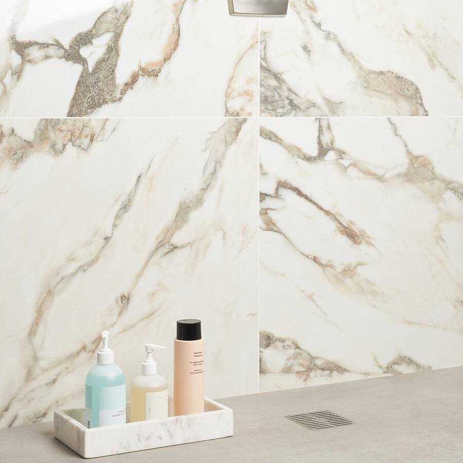 Ivy Hill Tile Saroshi 23.62 in. x 47.24 in. Polished Porcelain Floor and Wall Tile - Cheap Fitting