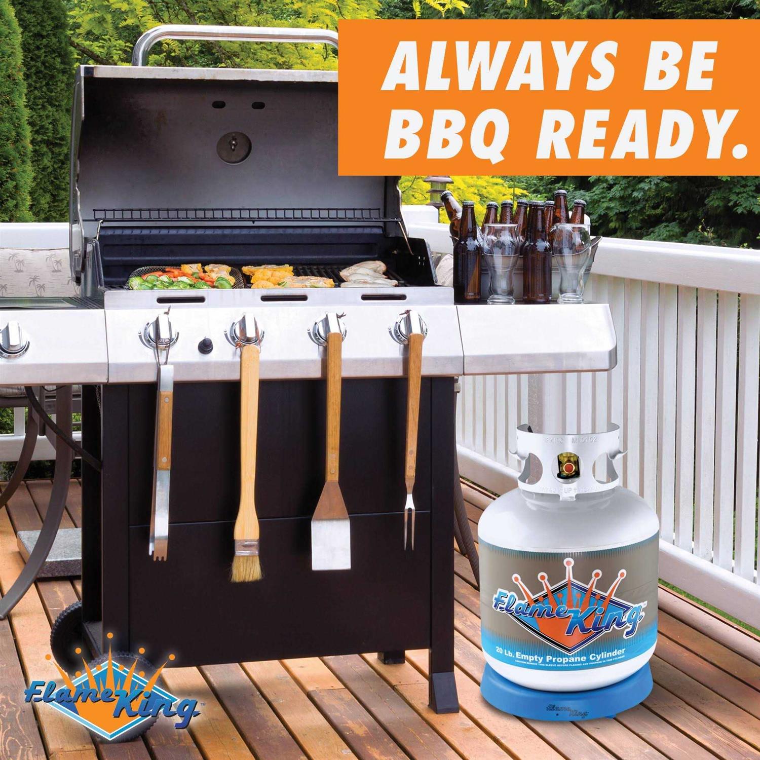 Flame King Smart Propane Tank Scale - Cheap Fitting