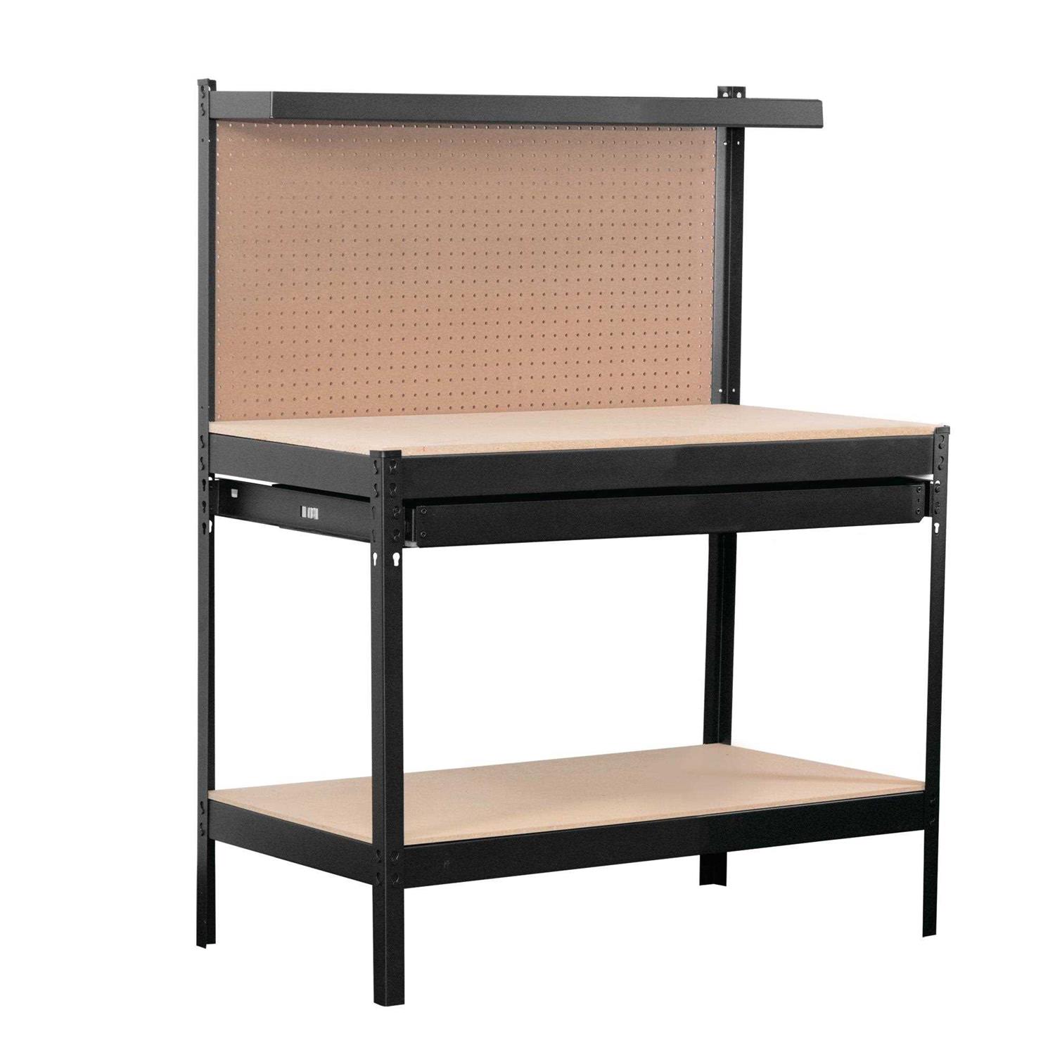 Decko Products 48 in Metal Workbench w/ Back - Cheap Fitting