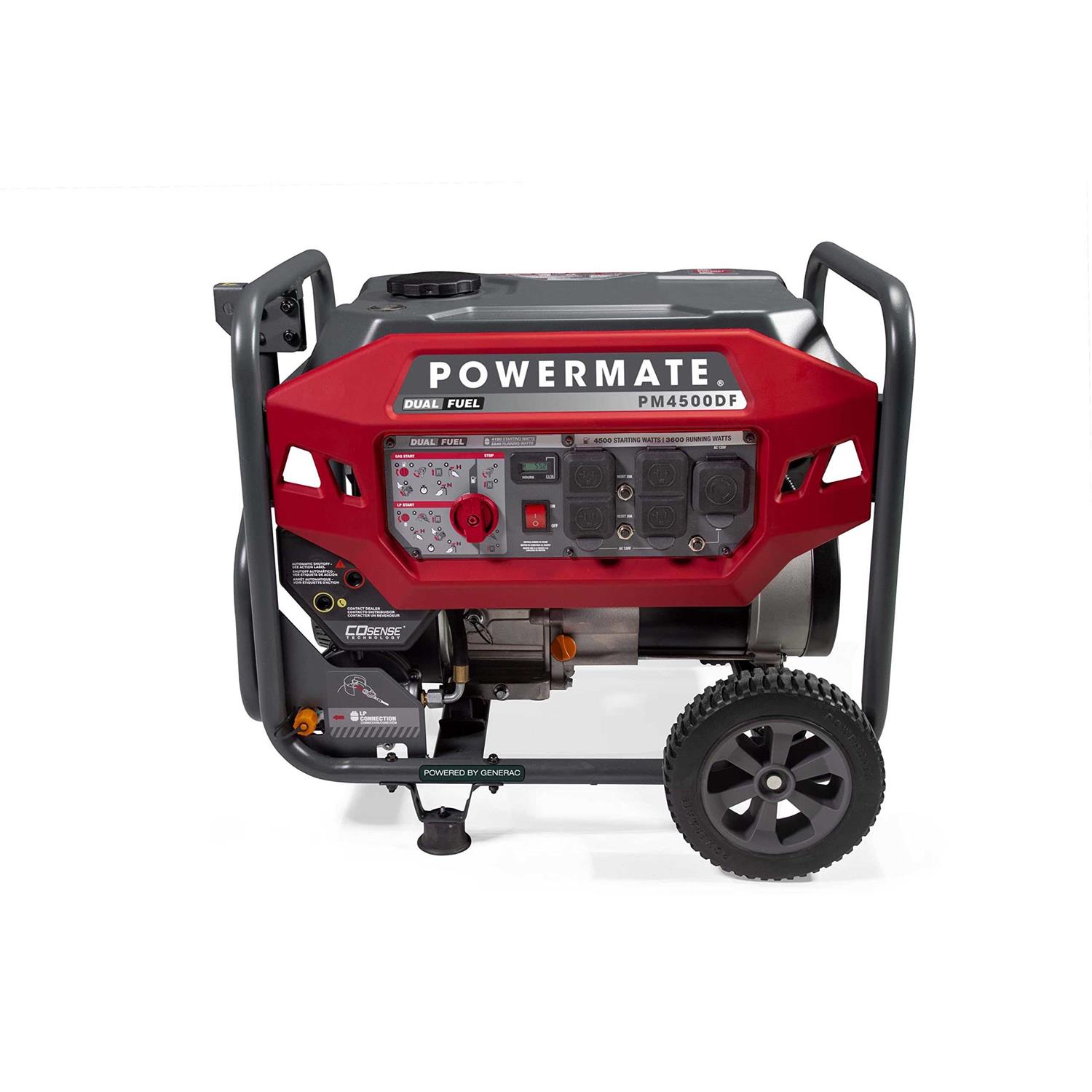 Powermate 4500 Watt Dual Fuel Portable Generator PM4500DF P0081700 - Cheap Fitting
