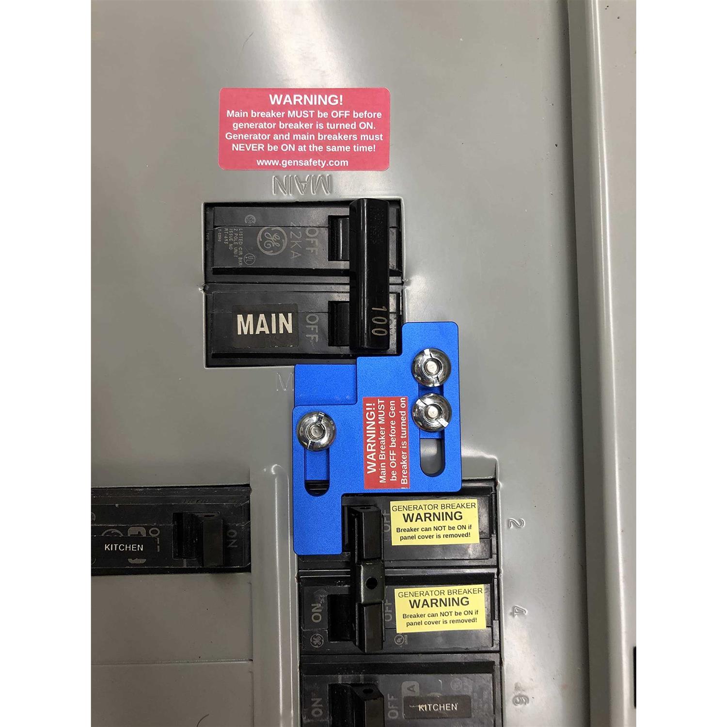 Gensafety Generator Breaker Panel Interlock Kit for Ge 100 Amp Panel - Cheap Fitting