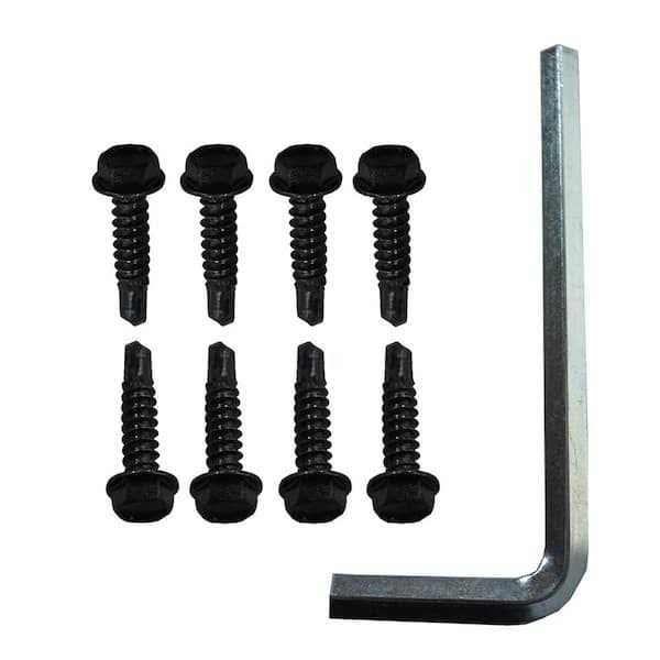 Weatherables Black Nylon Polymer Self-Closing Adjustable Gate Hinges - Cheap Fitting