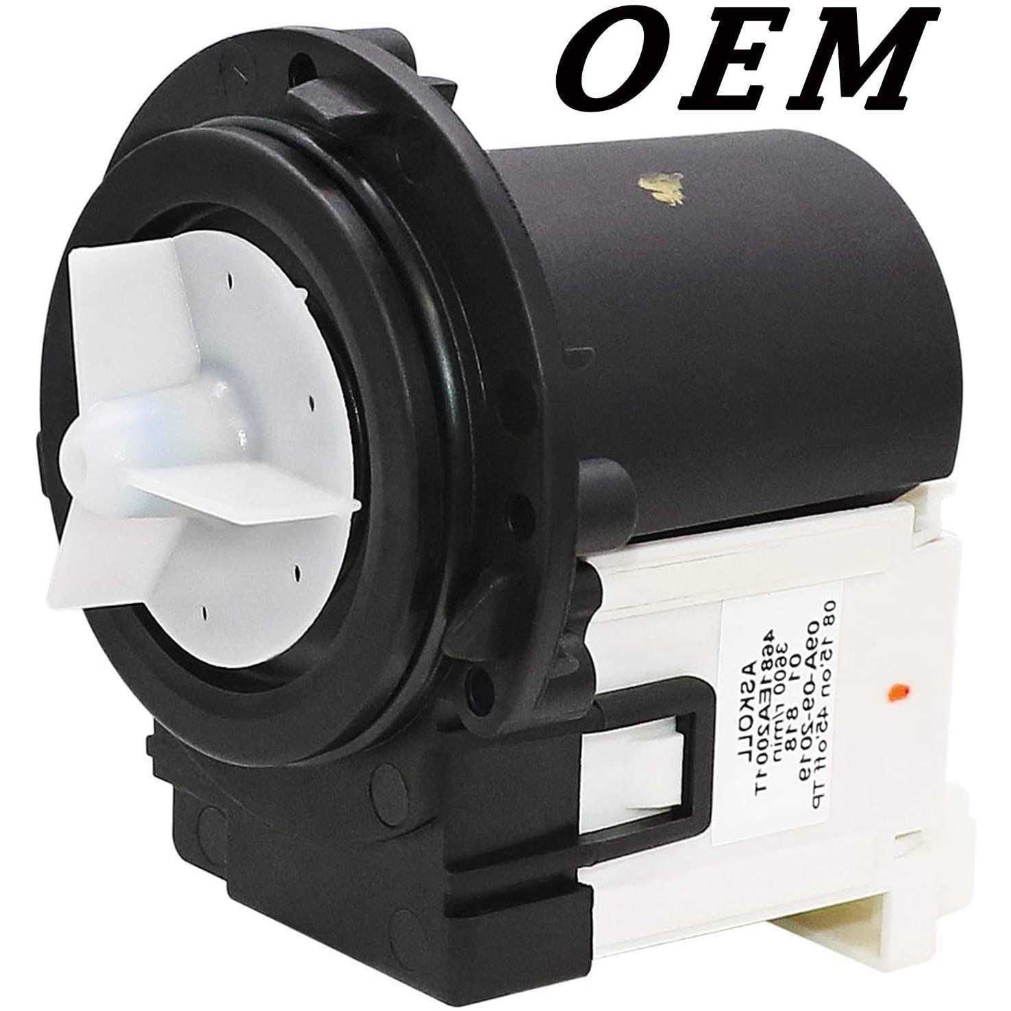 4681EA2001T Washer Drain Pump Motor by AMI PARTS Washer Drain Pump OEM - Cheap Fitting
