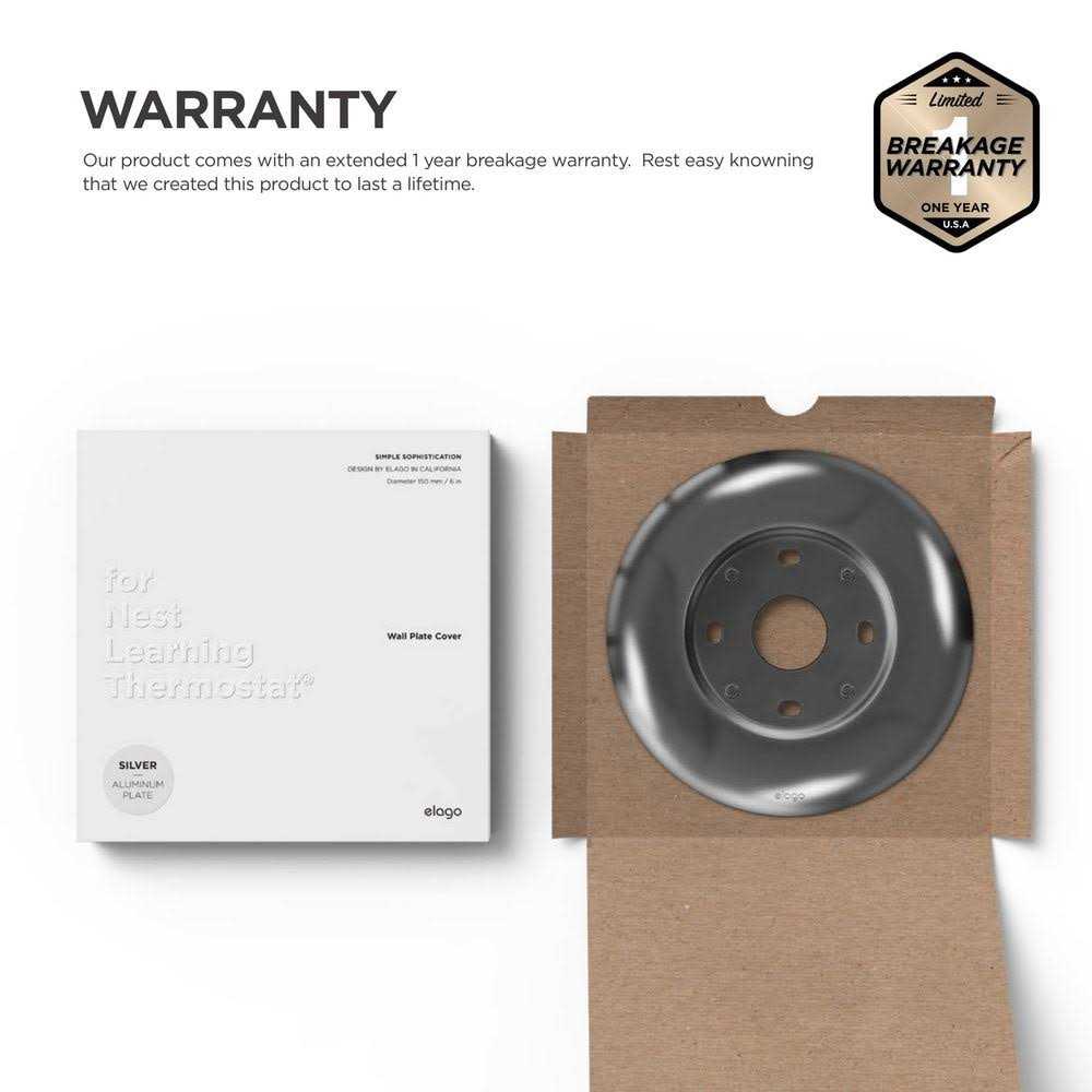 Elago Wall Plate Cover Designed for Google Nest Learning Thermostat - Cheap Fitting