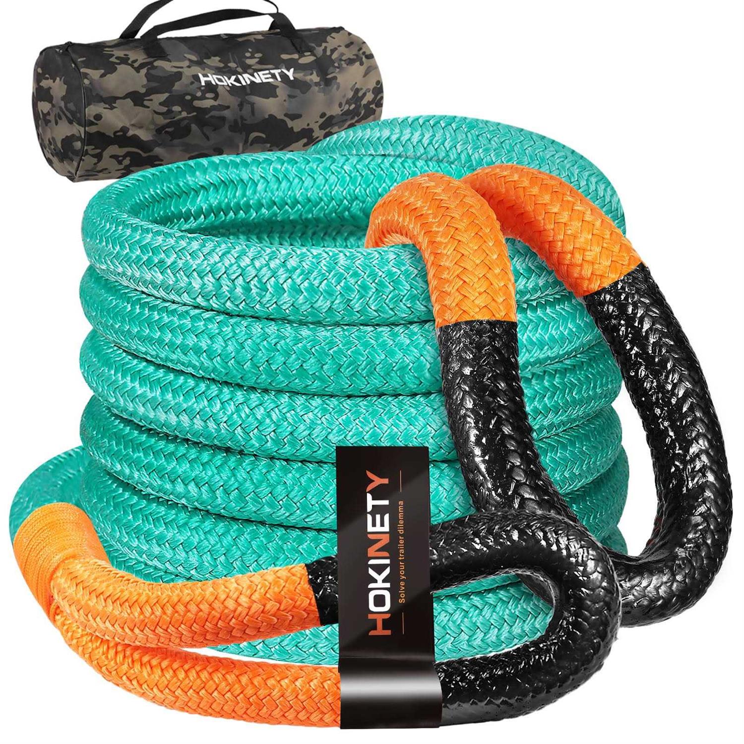 Kinetic Recovery Tow Rope 1-1/8 x20ft Offroad Snatch Strap Heavy Duty Towing Straps Kit for Trucks SUV UTV ATV Tractor Car Jeep - Cheap Fitting