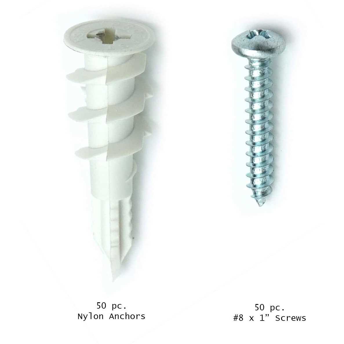 CONFAST Nylon Self-Drilling Drywall/Hollow-Wall Anchor Kit with Screws - Cheap Fitting