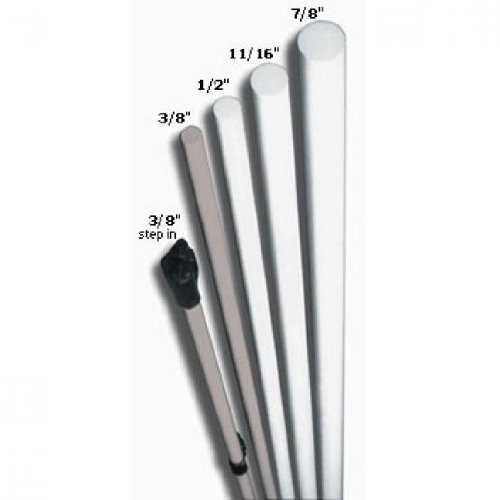 CountyLine 3/8 in. x 4 ft. Fiberglass Step-In Post - Cheap Fitting