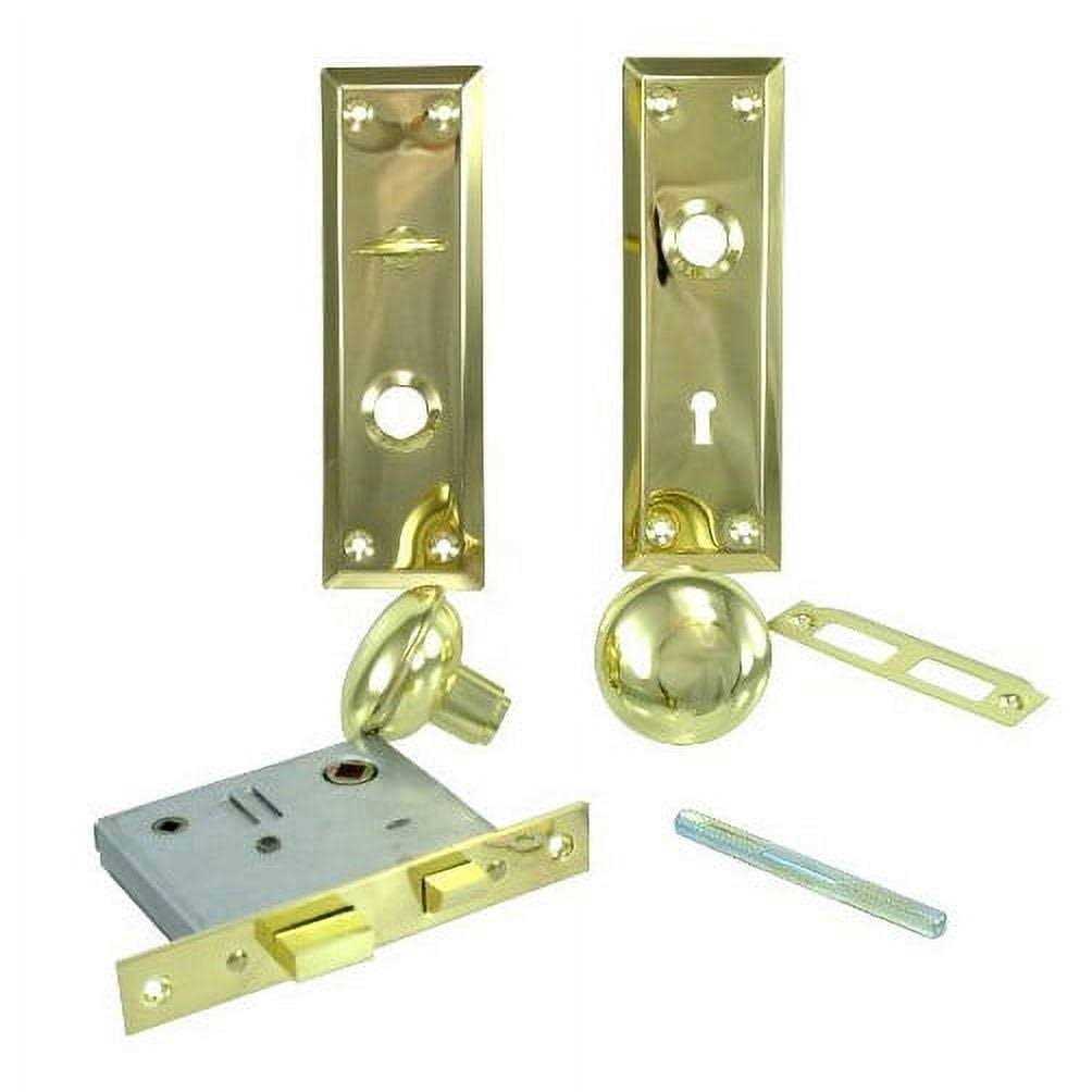 Tuff Stuff Tools Privacy Brass Plated Inside Mortise Lock - Cheap Fitting