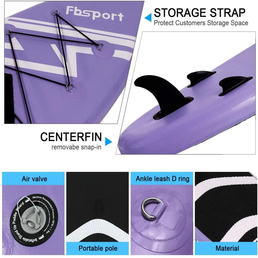 FBSPORT Paddle Board Inflatable Paddle Boards for Adults Inflatable Sup Inflatable Stand Up Paddle Board Inflatable Paddle Board 11 Ft Stand-Up Paddleboards - Cheap Fitting