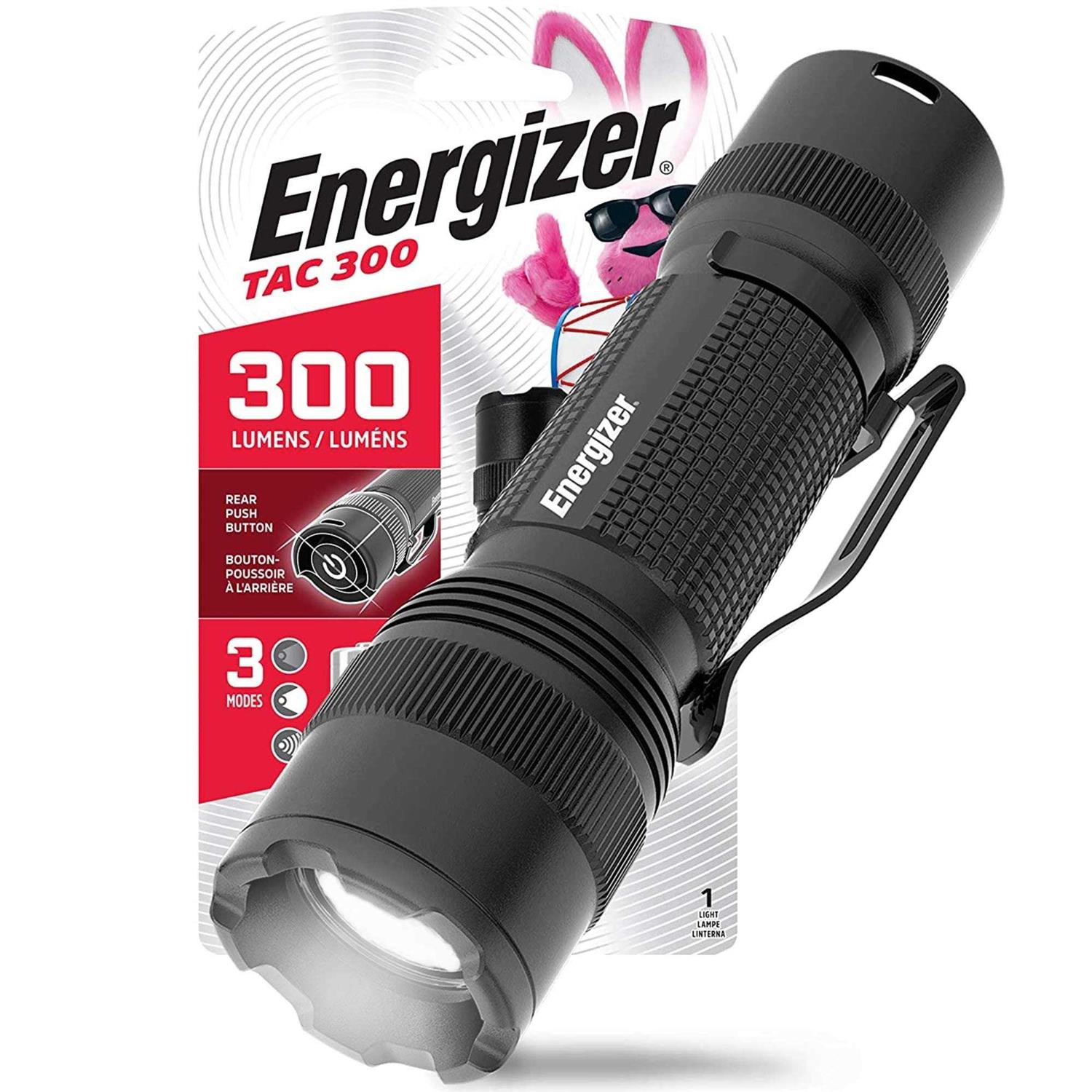 Energizer TAC 300 Metal LED Flashlight - Cheap Fitting