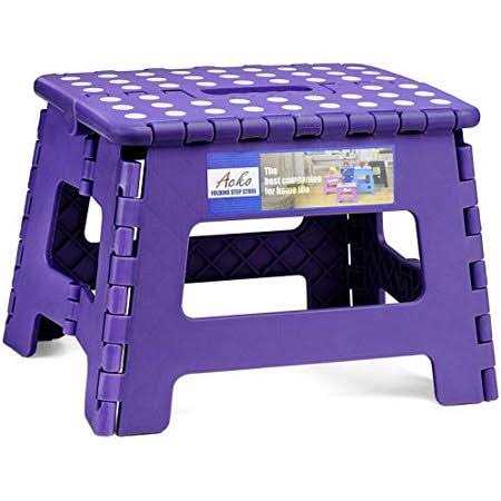 Dyforce Folding Step Stool Durable Kids Step Stool Heavy Duty Step Stools for Adults - Cheap Fitting