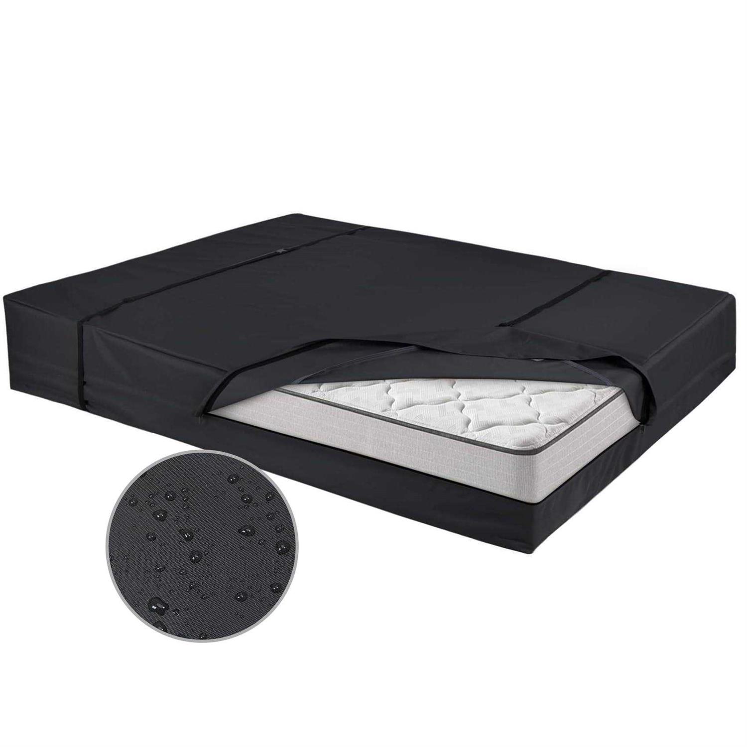 Waterproof Mattress Storage Bag for Moving And Storage Reusable Heavy Duty Canvas Mattress Bag With Zipper And Lifting & Moving Straps - Cheap Fitting