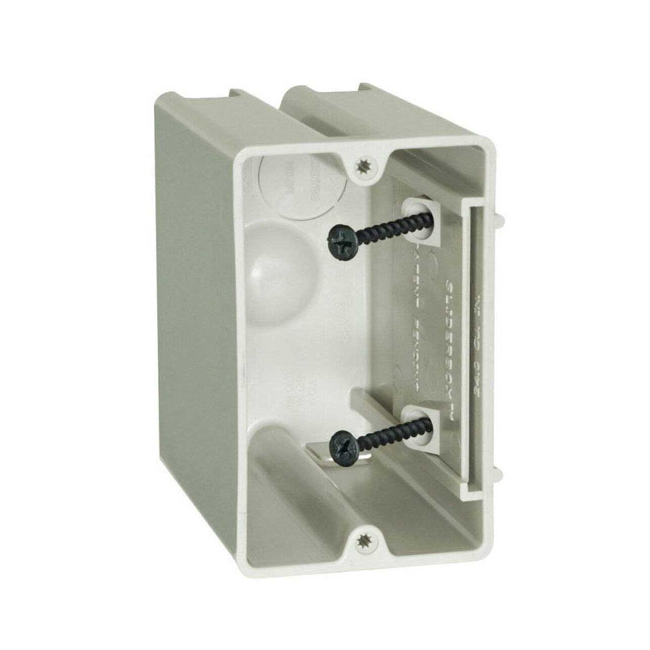 Allied Moulded SB-1 Sliderbox Single Gang Outlet Box - Cheap Fitting