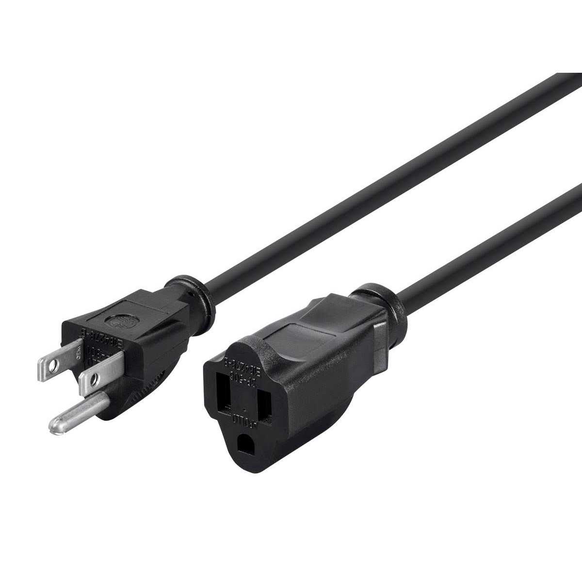 Monoprice Power Extension Cord - Cheap Fitting
