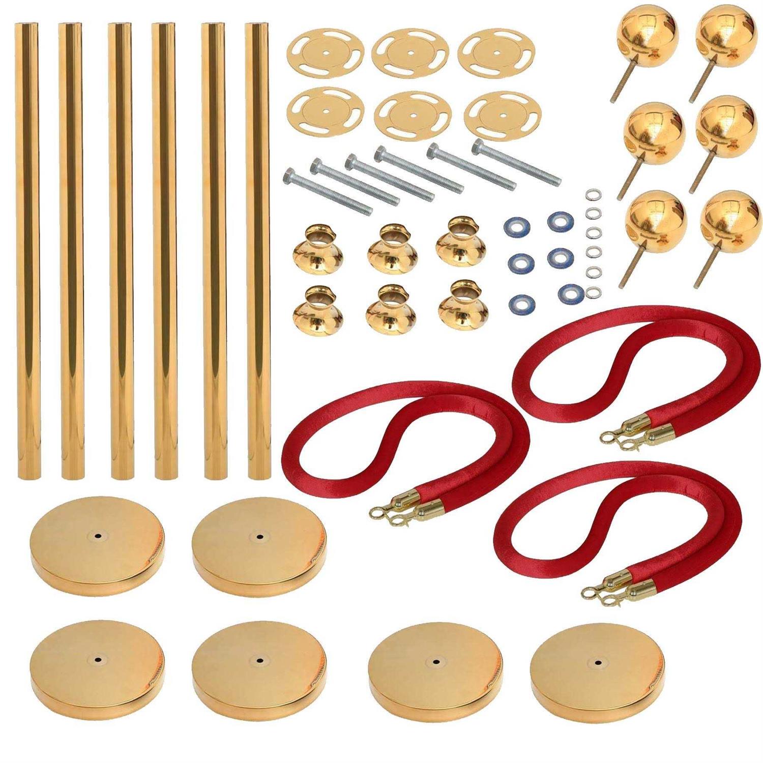 Stainless Steel Stanchions and Velvet Ropes PetGirl - Cheap Fitting