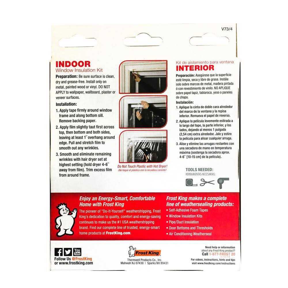 Frost King E/O Indoor Window Insulation Kit - Cheap Fitting