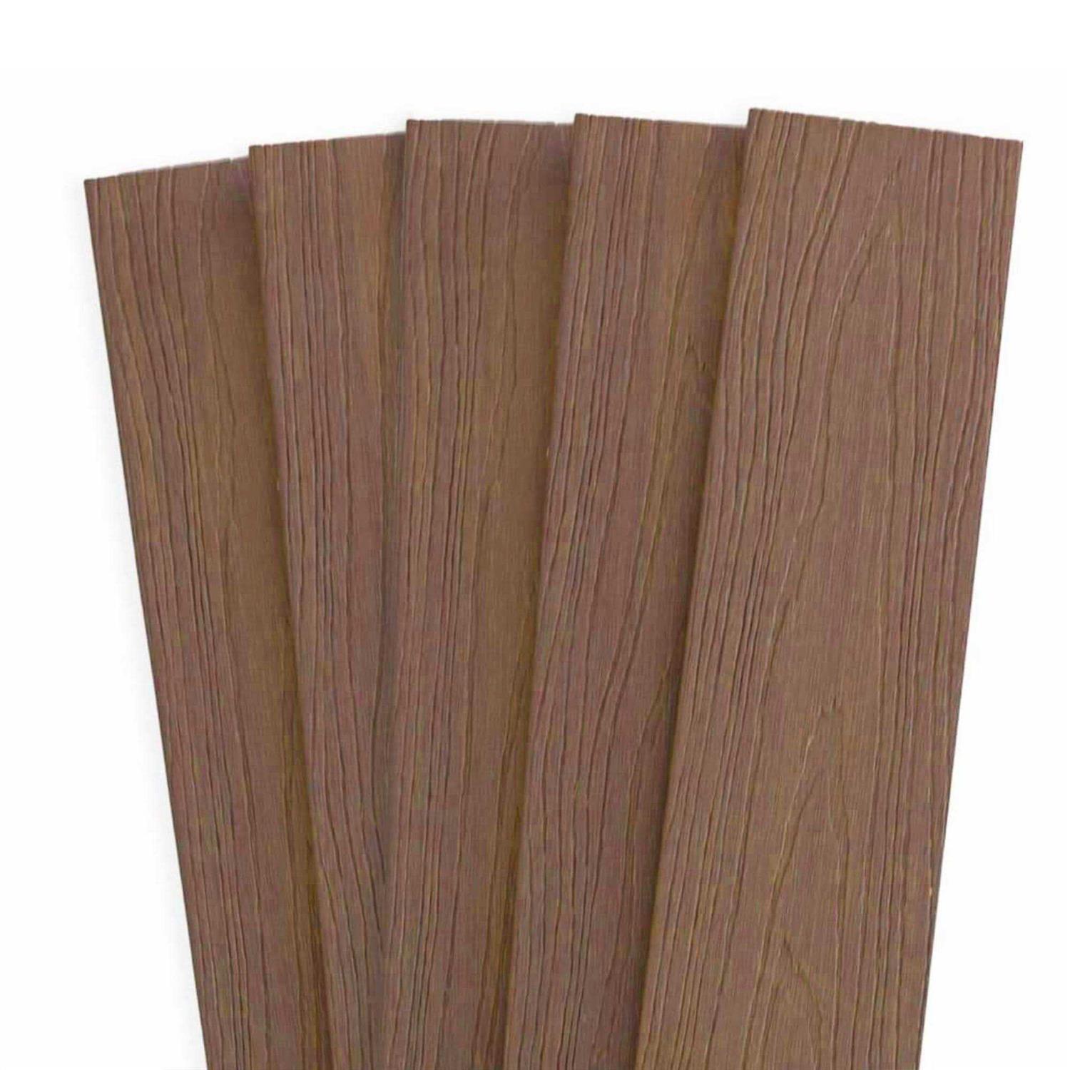 Frame It All 0.40 in. x 5.51 in. x 70.20 Capped Composite Flat Top Fence Picket - Cheap Fitting