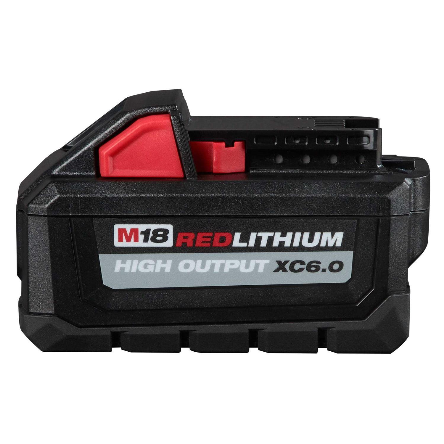 48-11-1865 Milwaukee M18 REDLITHIUM High Output XC6.0 Battery Pack - Cheap Fitting