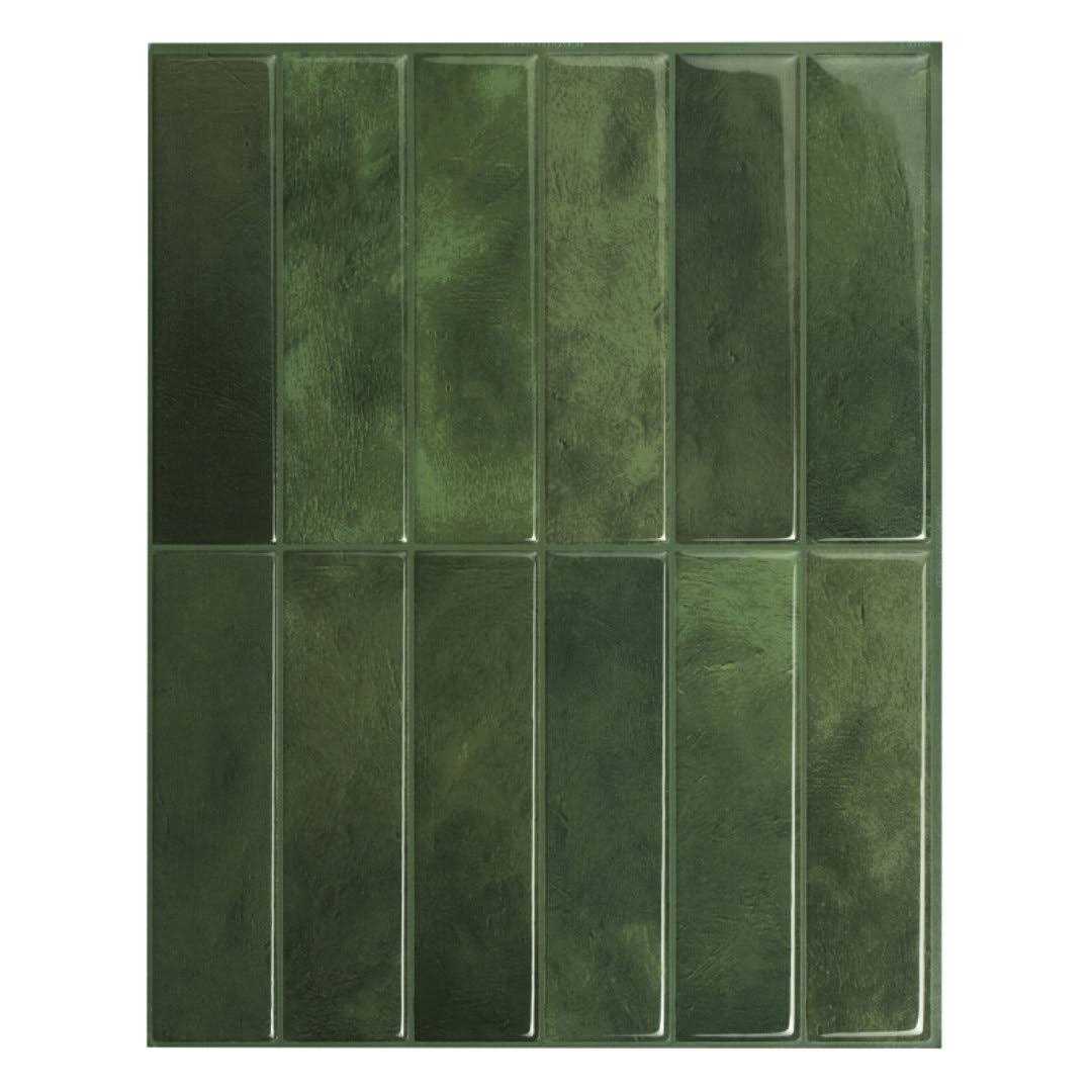 Smart Tiles Morocco Sefrou Green 11.43 in. x 9 in. Vinyl Peel and Stick Tile - Cheap Fitting