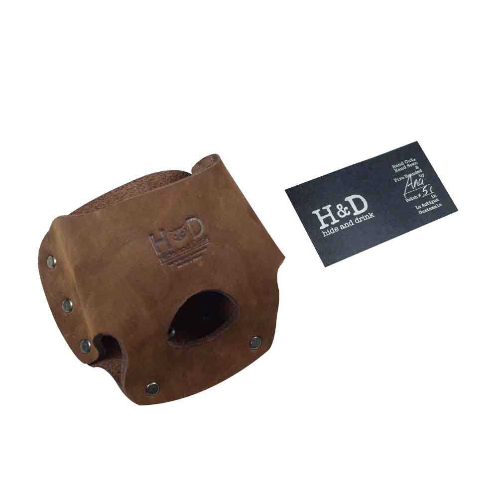 Hide & Drink Large Leather Tape Measure Holder Tool Holster w/Easy Belt Loop for Handymen - Cheap Fitting