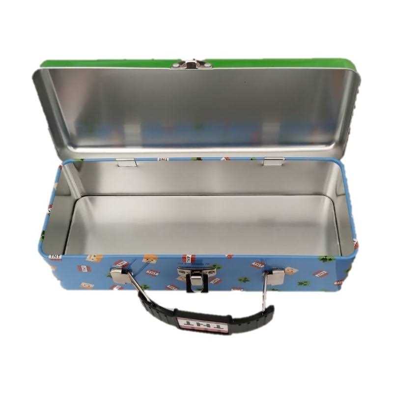 Minecraft Green Storage Tool Box with Handle, Clasp and Lid 1 Ct - Cheap Fitting