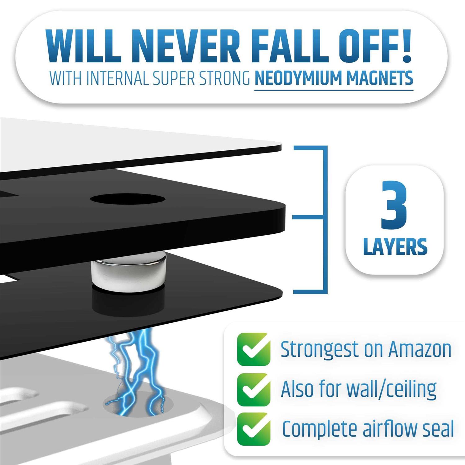 HMmagnets Powerful Magnetic Vent Covers That Will Never Fall Off - Cheap Fitting