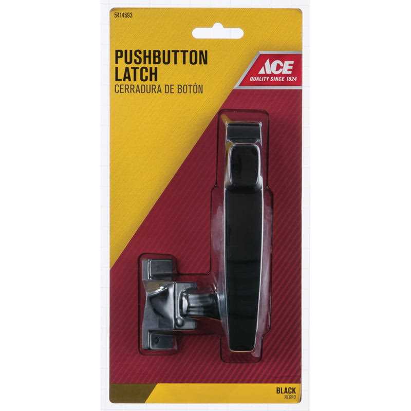 Ace Screen/Storm Push Button Latch - Cheap Fitting