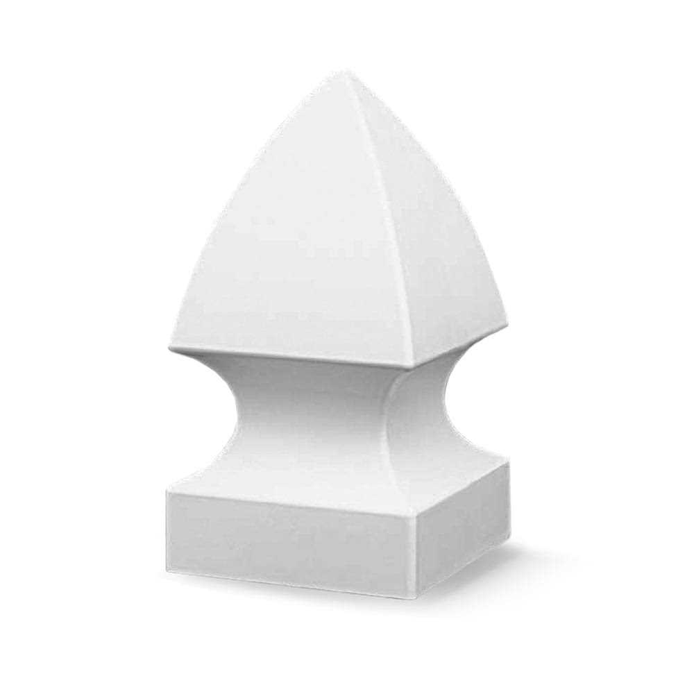 Freedom 4-in W x 4-in L White Vinyl Fence Post Cap - Cheap Fitting