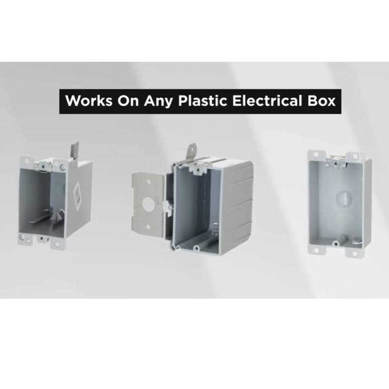 RACO 8988RAC Outlet Repair Clip for Plastic Electric Boxes - Cheap Fitting