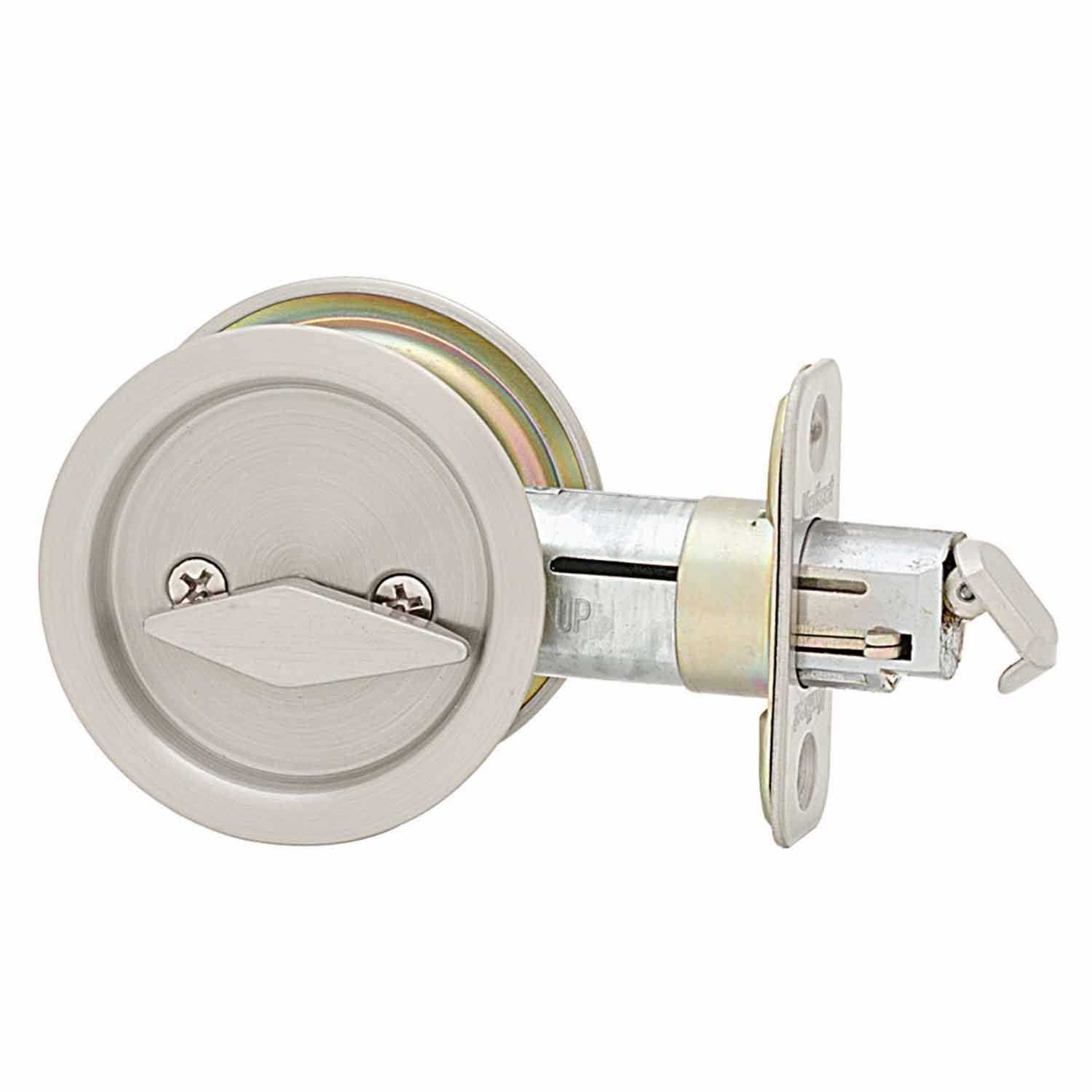 Kwikset Round Pocket Door Lock - Cheap Fitting