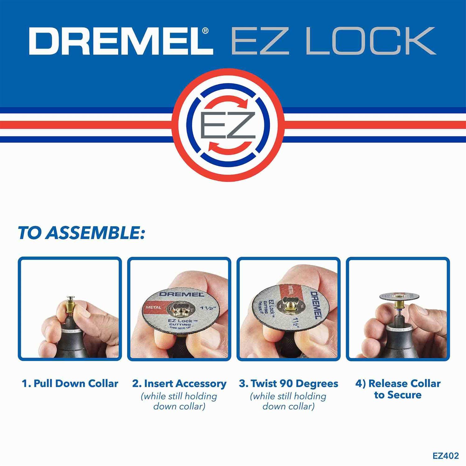 Dremel EZ545 EZ Lock Diamond Wheel - Cheap Fitting