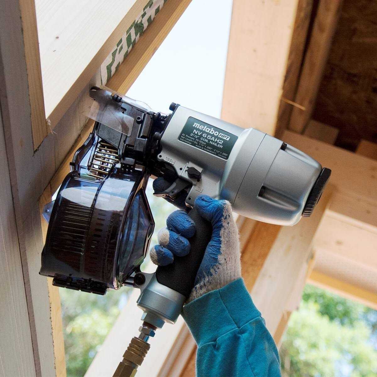 Metabo HPT Coil Siding Nailer NV65AH2M - Cheap Fitting