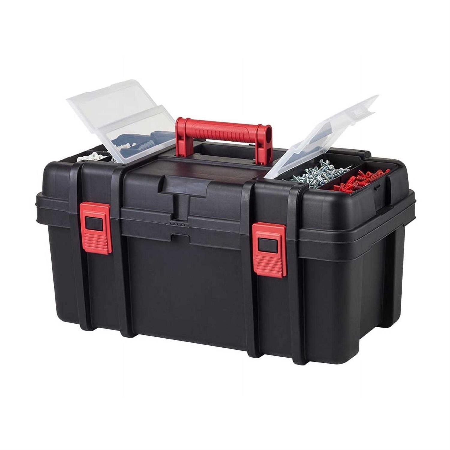 Hyper Tough Toolbox Plastic Tool & Hardware Storage - Cheap Fitting