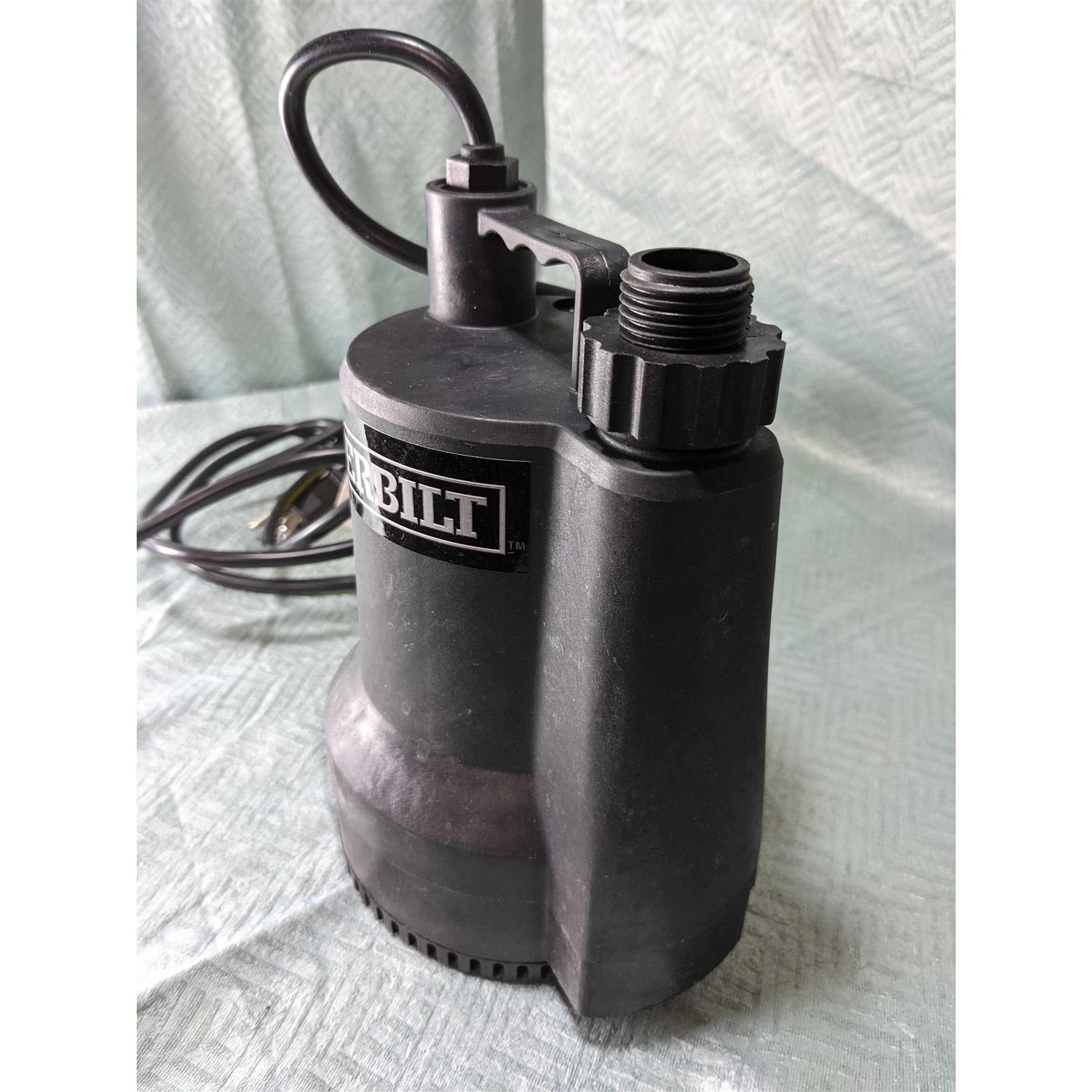 Everbilt 1/6 HP Plastic Submersible Utility Pump SUP54-HD - Cheap Fitting