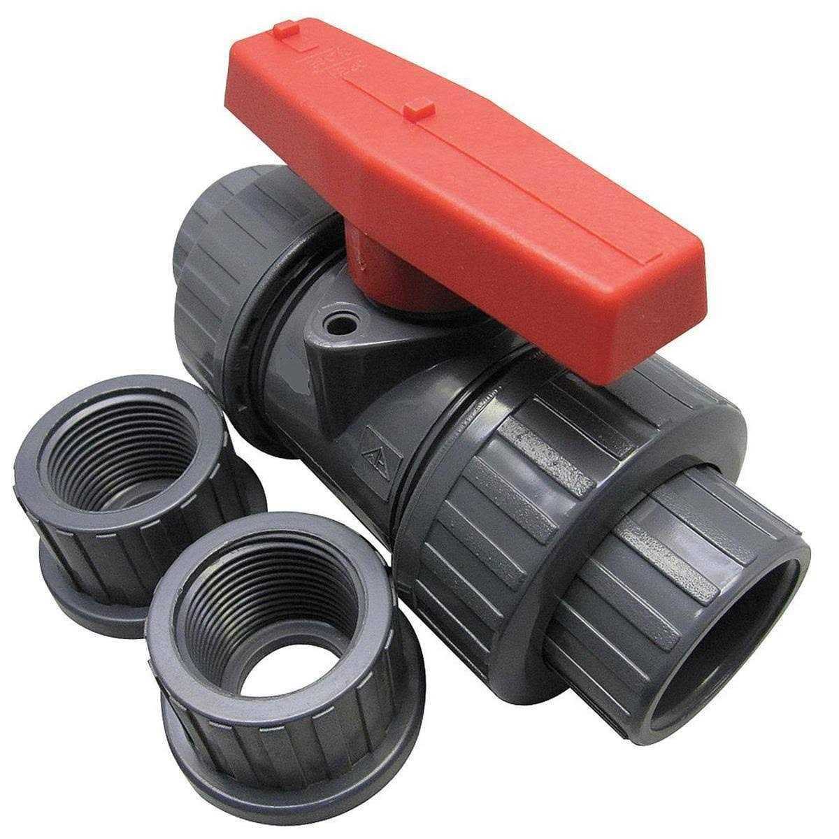 Zoro Select PVC Ball Valve Union 4PGD5 - Cheap Fitting