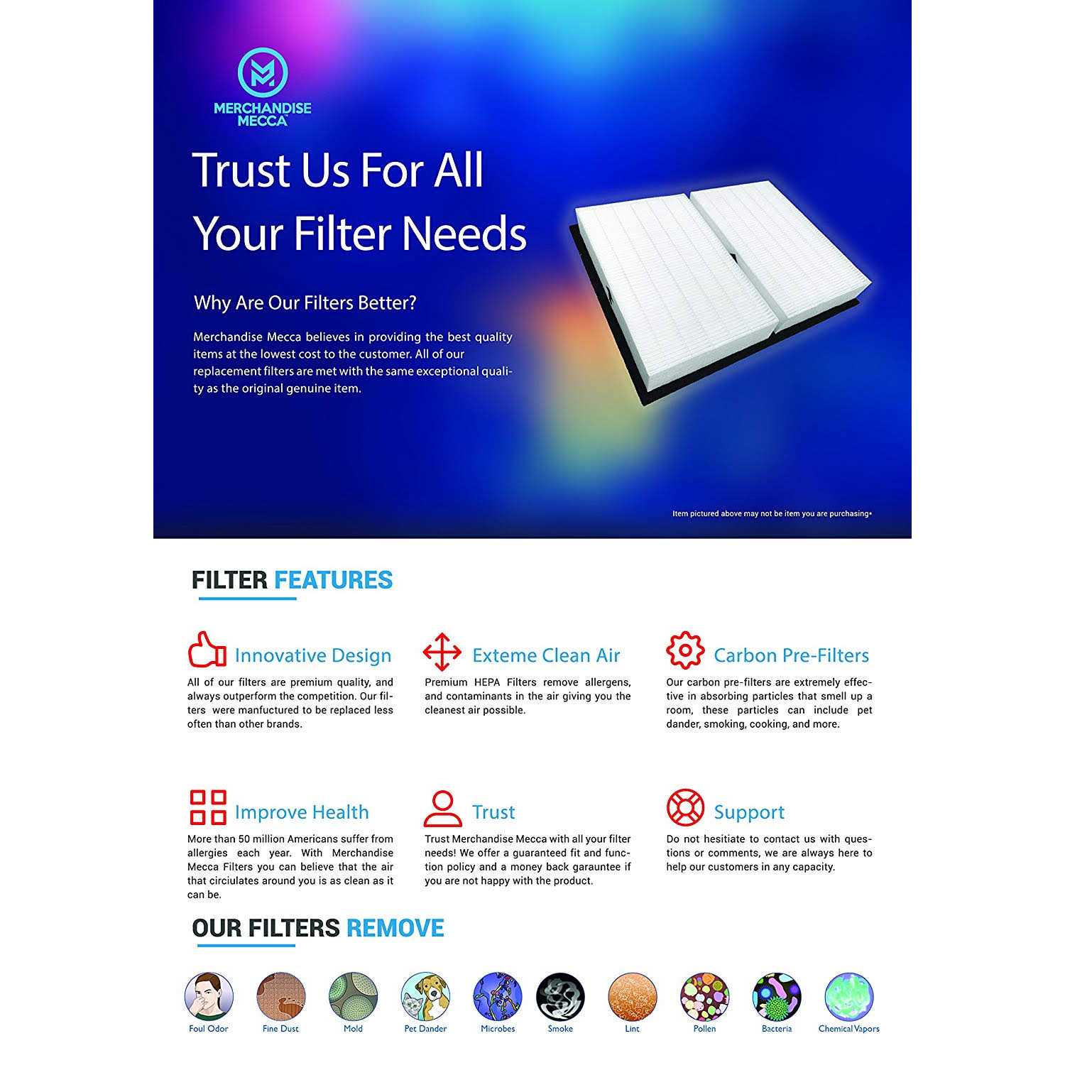 Honeywell Allergen Remover Replacement HEPA Filters - Cheap Fitting