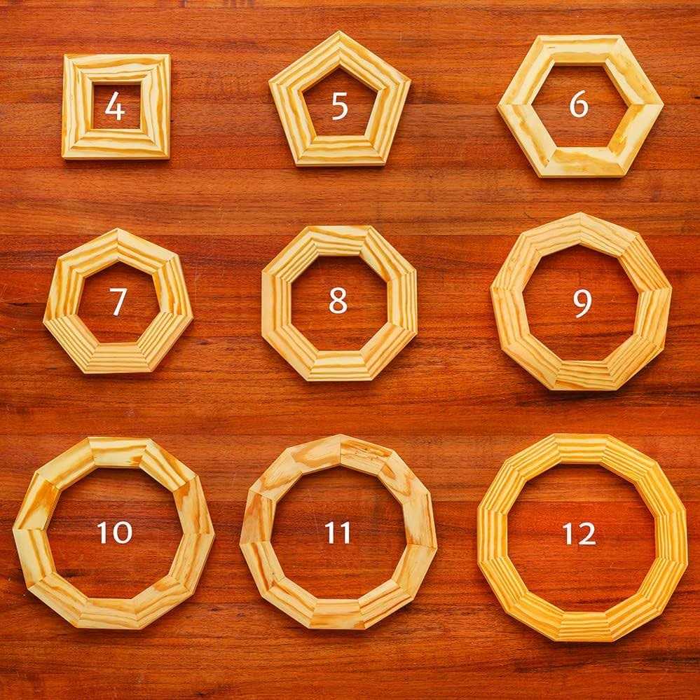 Rockler Perfect Miter Saw Setup Blocks – 4 to 12 Sided Tight-fitting Mitered Frames for Building Segmented Turning Blanks - Cheap Fitting