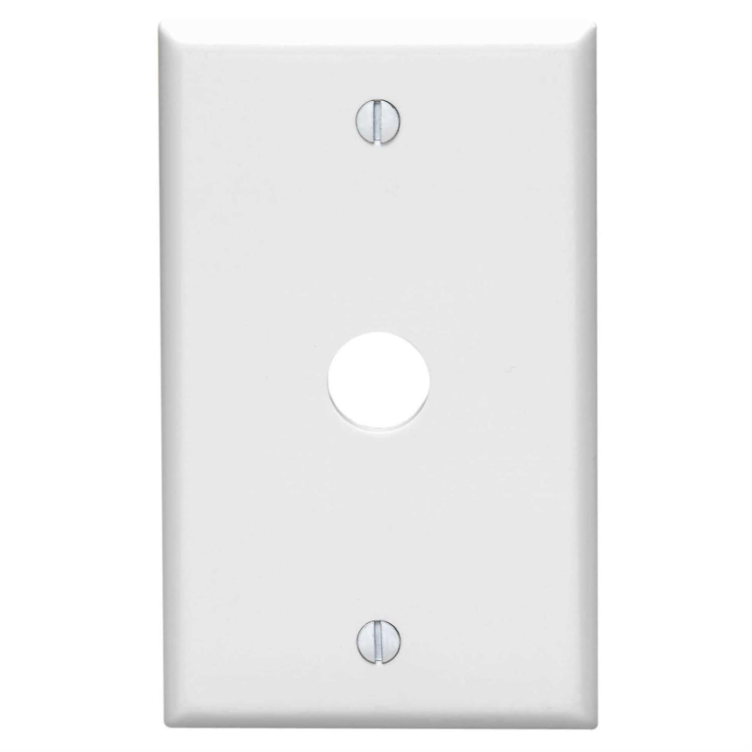 Leviton 1-Gang Wall Plate - Cheap Fitting