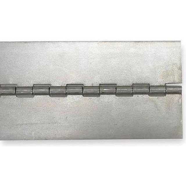 Zoro Select 1pk 1 1/2 in W x 72 in H Dull Aluminum Continuous Hinge 1JER6 - Cheap Fitting