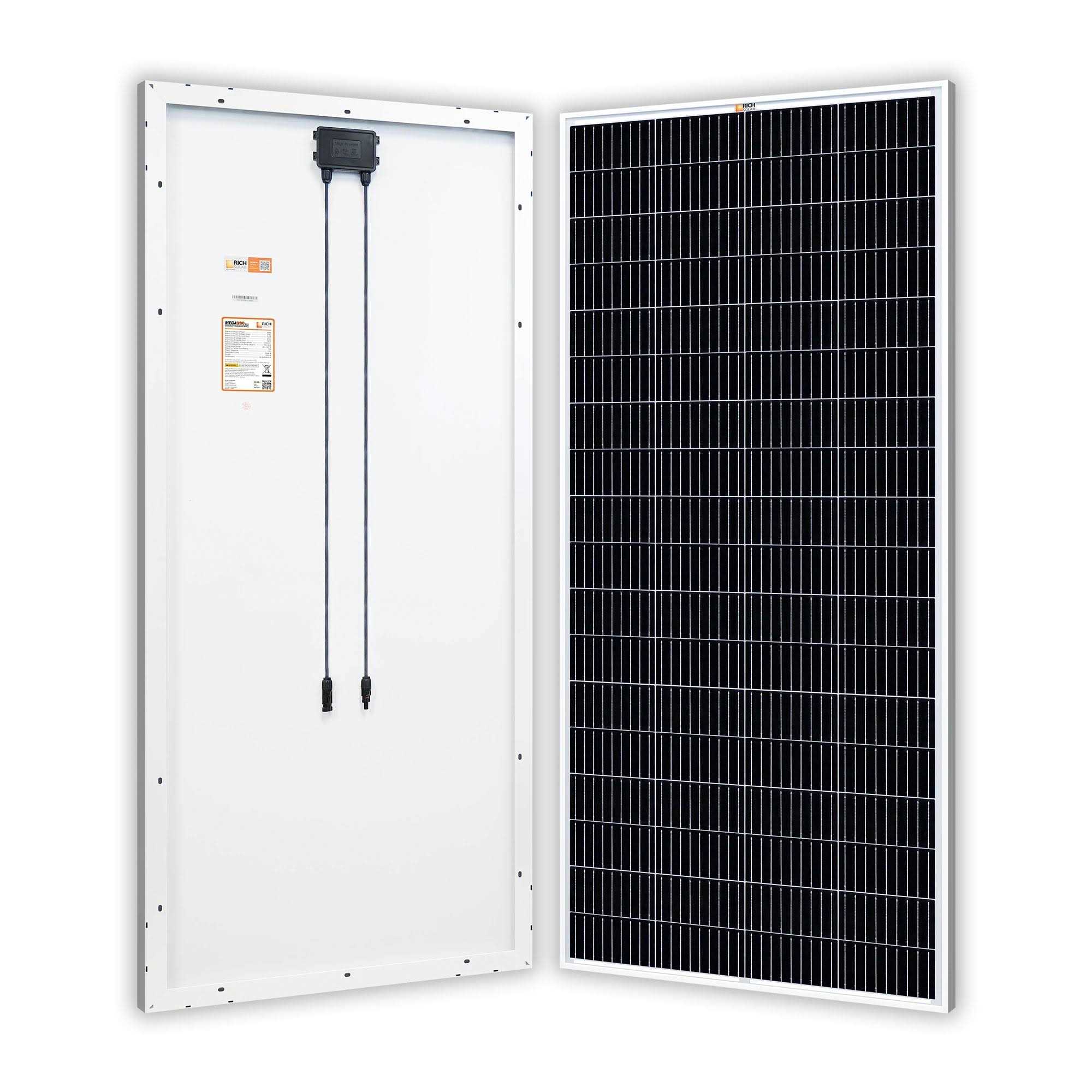 Rich Solar 200 Watt Monocrystalline Solar Panel - Cheap Fitting