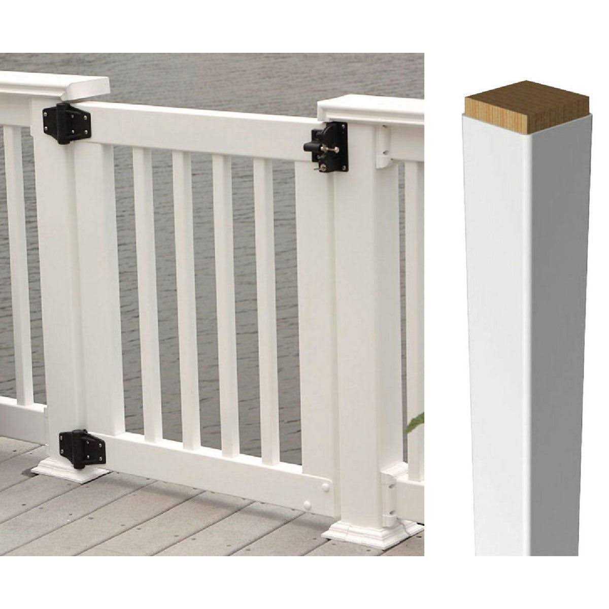 RDI 4 in. x 4 in. x 45 in. Vinyl Post Sleeve - Cheap Fitting