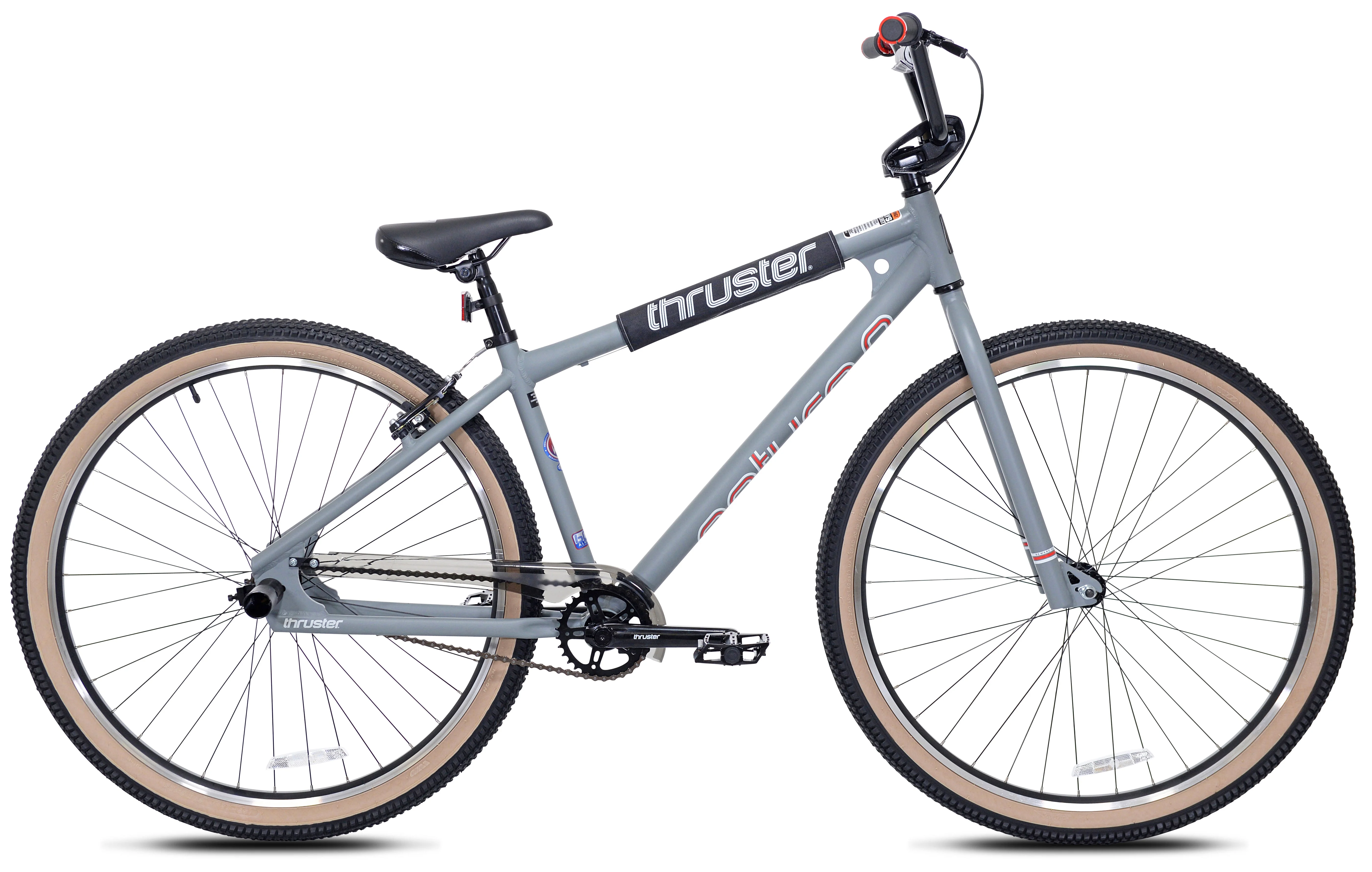 29' Thruster Saturn 9 , Matte Gray - Cheap Fitting