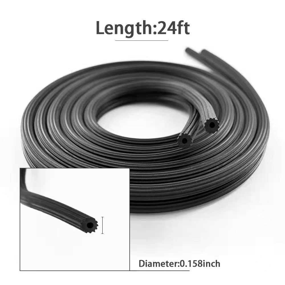 Lengtimo Screen Repair Kit Easy DIY Project Fiberglass Screen Mesh with Rolling Tool and Screen Retainer Spline Screen Replaceme - Cheap Fitting