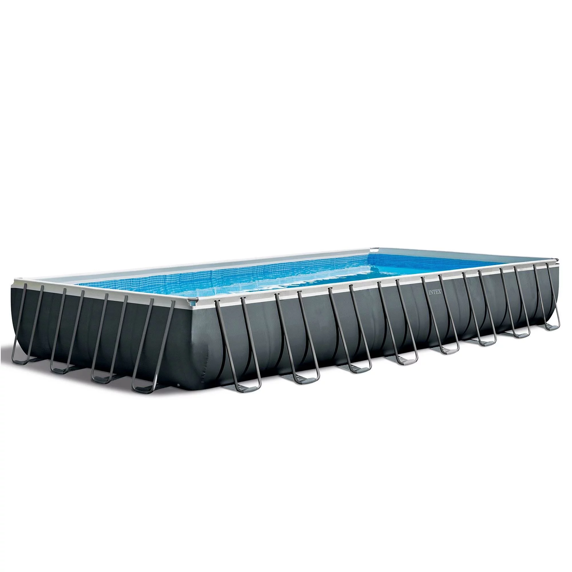 INTEX Ultra XTR Frame Rectangular Pool with Krystal Clear Saltwater System - Cheap Fitting