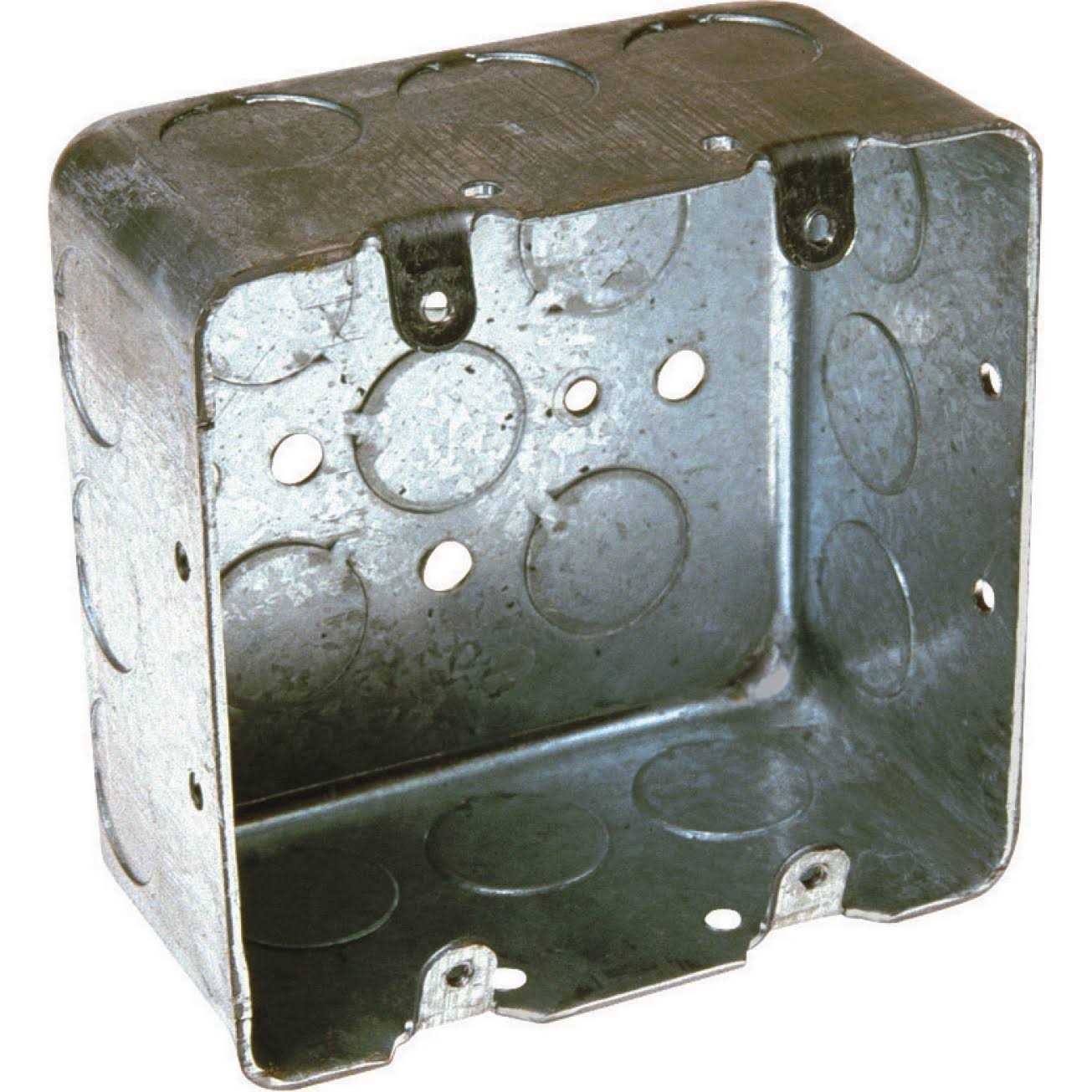 Raco 683 Square Box 2-Gang 17-Knockout - Cheap Fitting