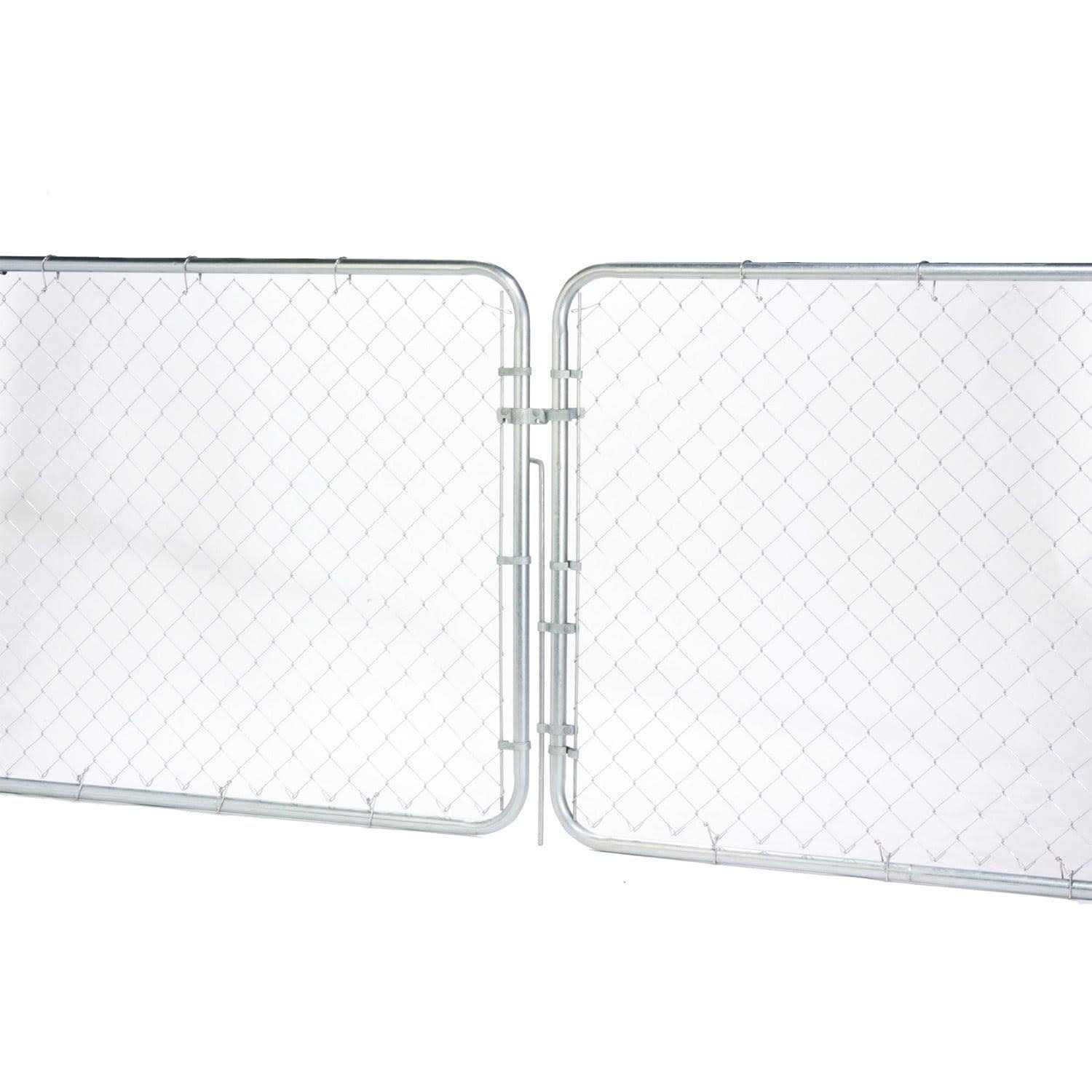 Lowe&s H x Galvanized Steel Chain Link Fence Gate - Cheap Fitting