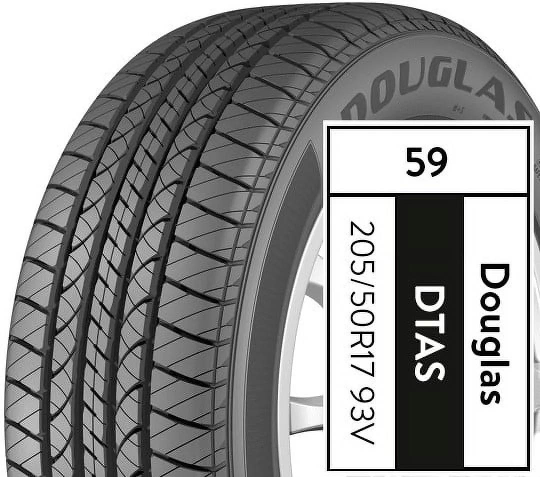 Douglas Touring A/S 205/50R17 93V All-Season Tire - Cheap Fitting