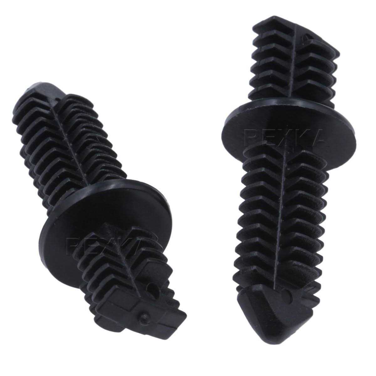 Rexka Rexka Double End Xmas Tree Retainers Clips 11/32 Stem Diameter - Cheap Fitting