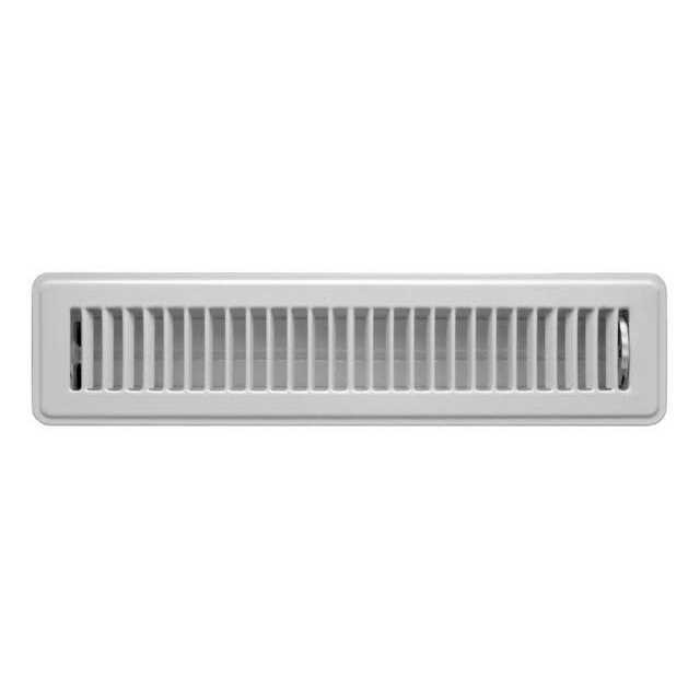 Tru Aire 4 in. H x White Floor Register Steel - Cheap Fitting